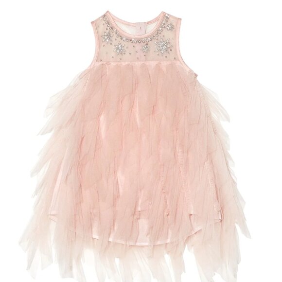Tutu Du Monde Pink Tulle Dress Silver Sequins Beads Party Portrait 12-18 Months - Picture 7 of 8